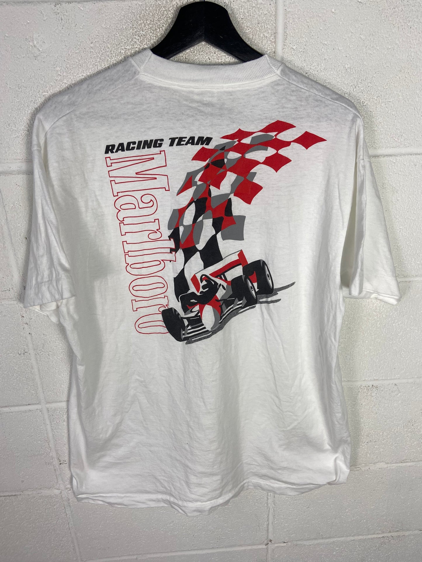 VTG Marlboro Racing Team Pocket Tee Sz XL