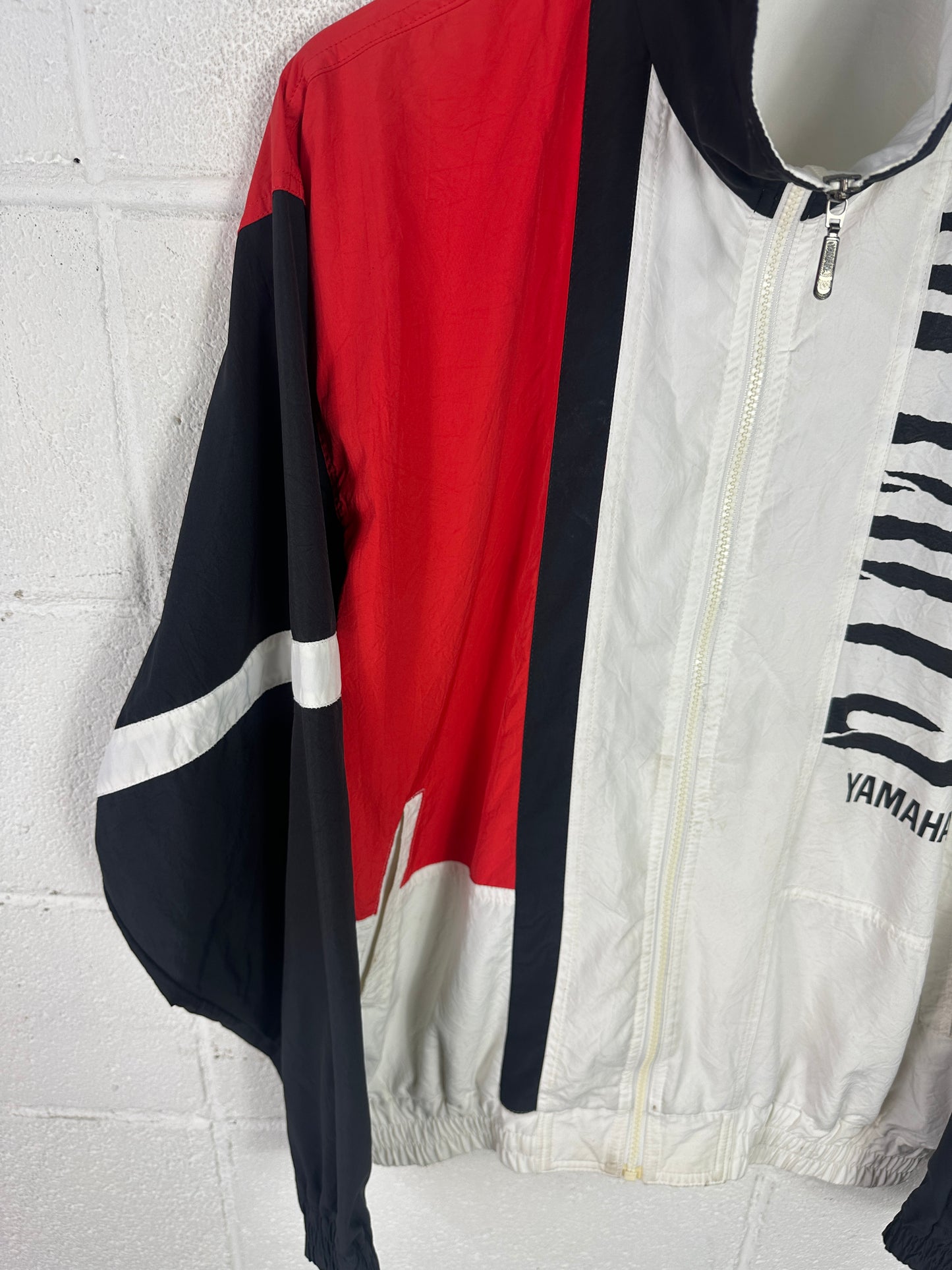 VTG Yamaha Sports Nylon Jacket Sz XL