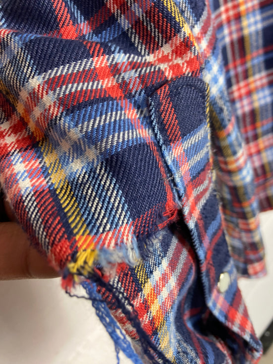 VTG 90s Wrangler Flannel Shirt Sz XL