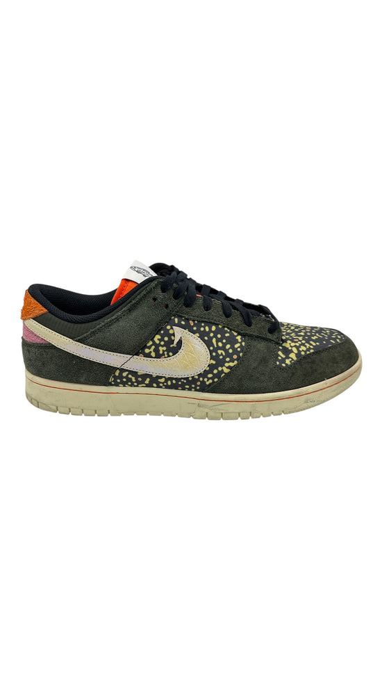 Preowned Nike Dunk Low SE Gone Fishing Rainbow Trout Sz 13M/14.5W FN7523-300