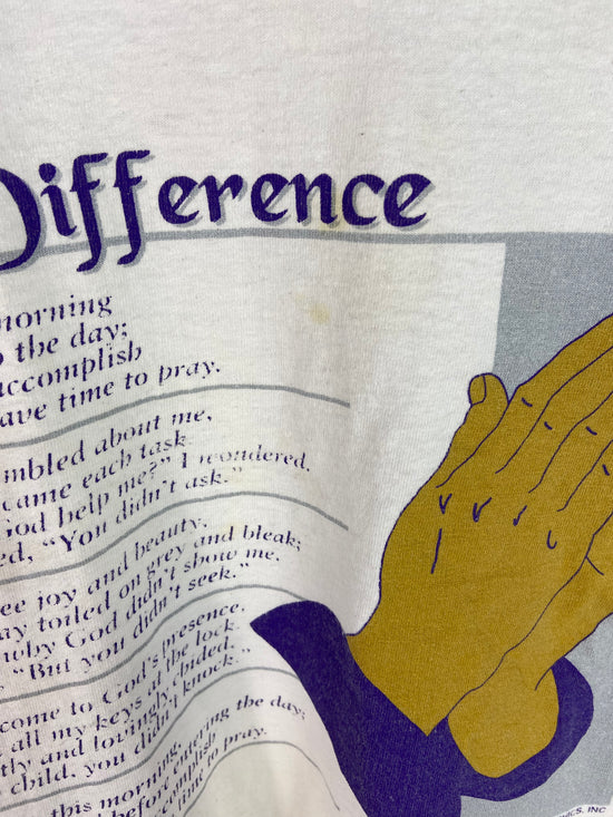 VTG The Difference Religious Tee Sz XL