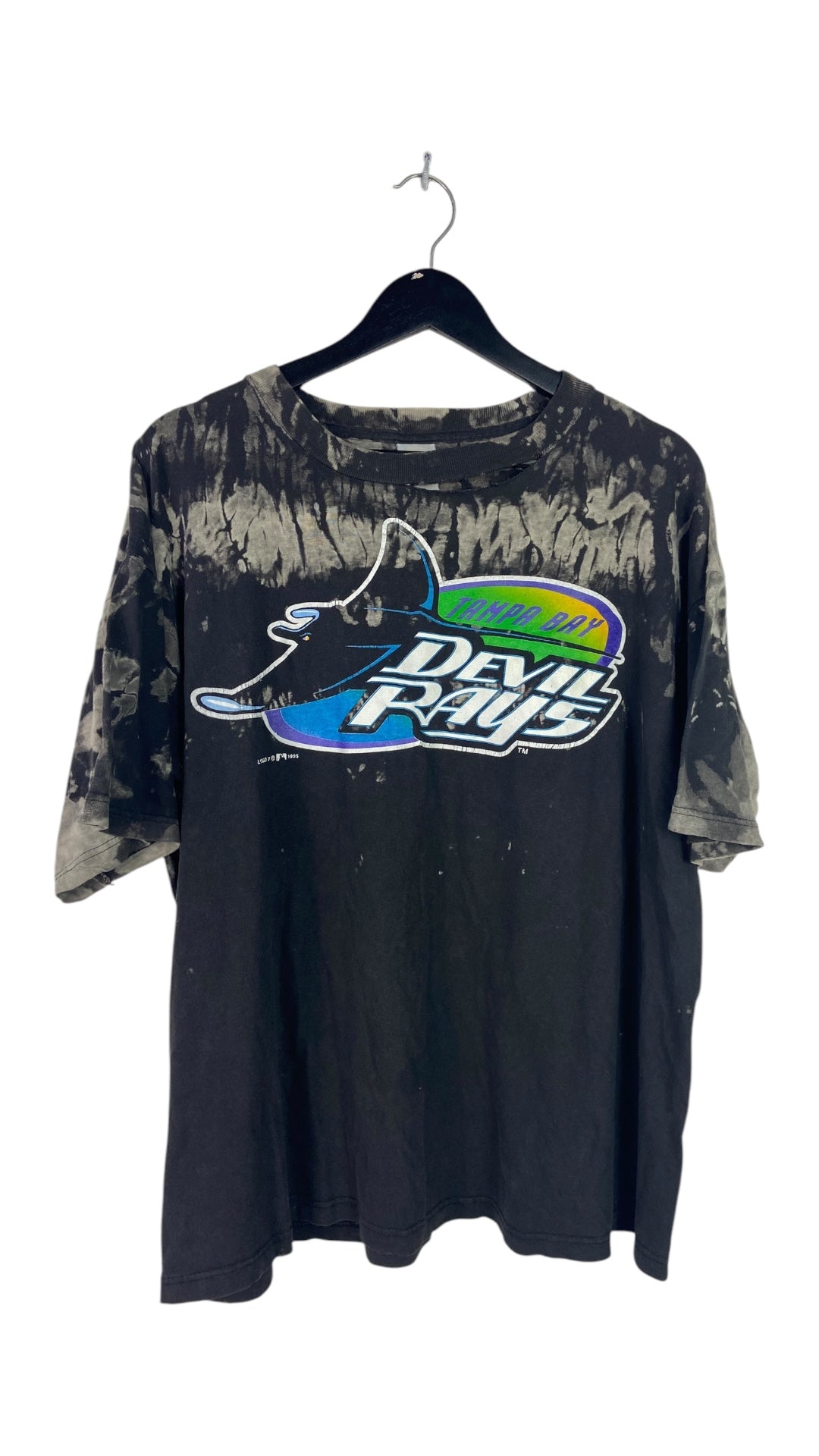 VTG Tampa Bay Devil Rays Tie Dye Tee Sz L/XL