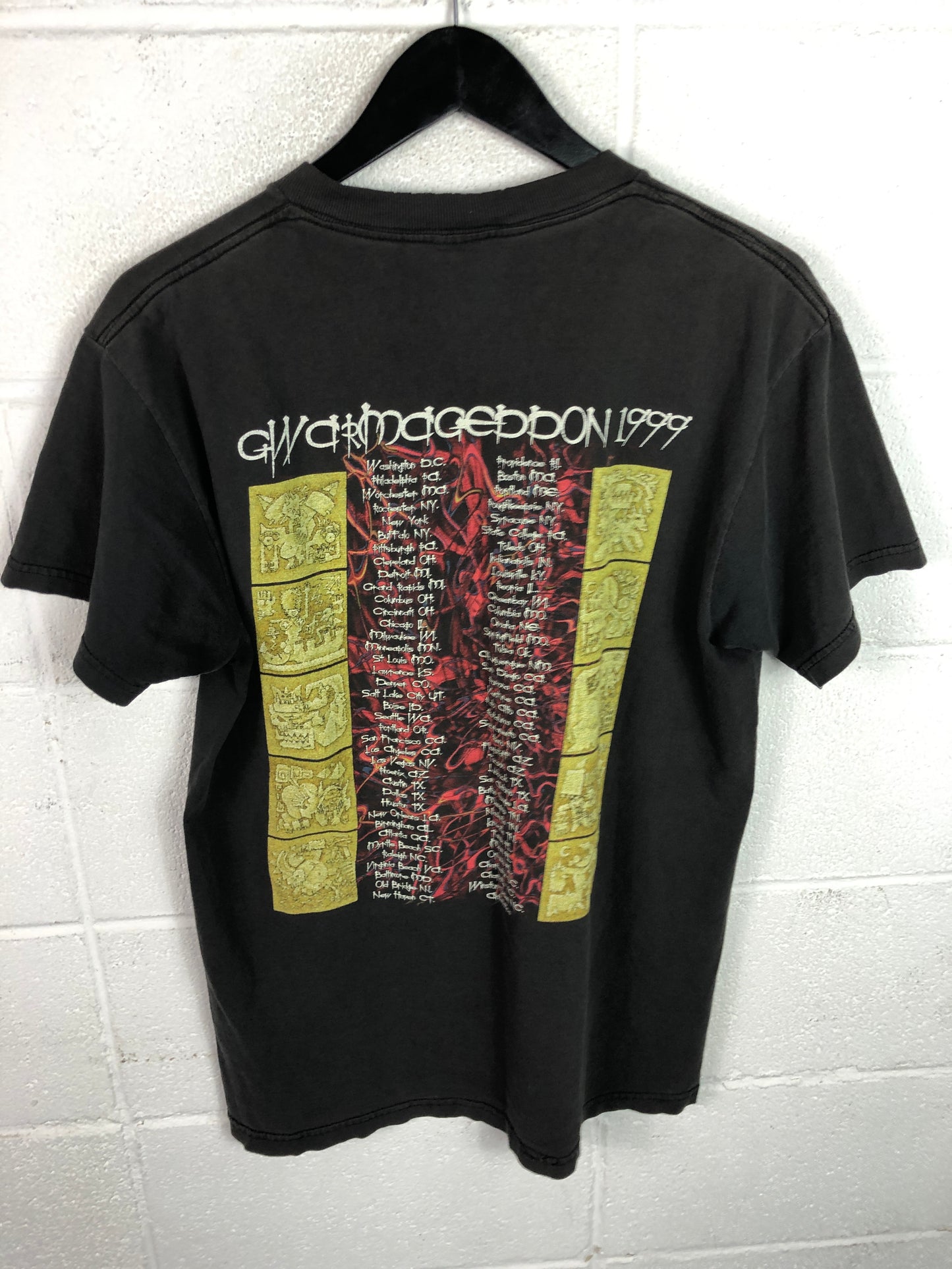 VTG GWAR Gwarmageddon We Kill Everything 1999 Tour Tee Sz Med