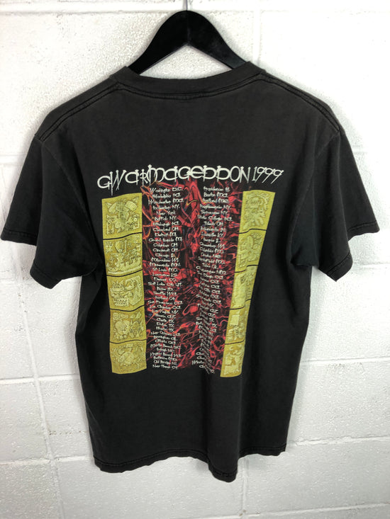 VTG GWAR Gwarmageddon We Kill Everything 1999 Tour Tee Sz Med