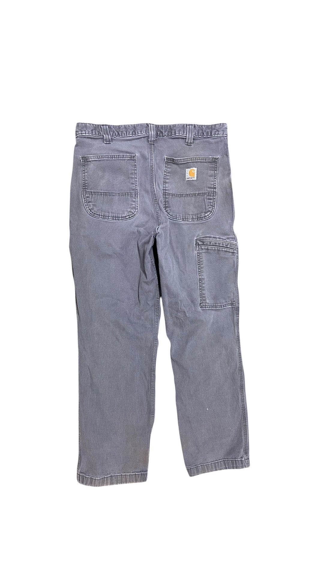 Y2K Carhartt Grey Carpenter Pants Sz 34x30