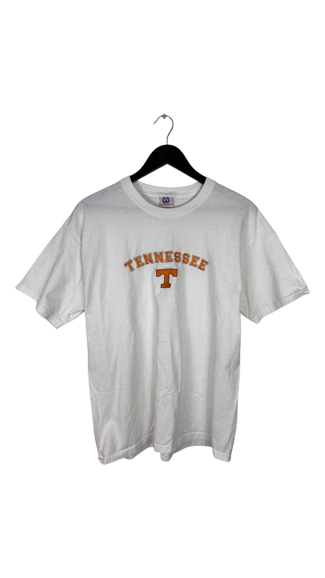 VTG University of Tennessee Embroidered Logo Tee Sz L