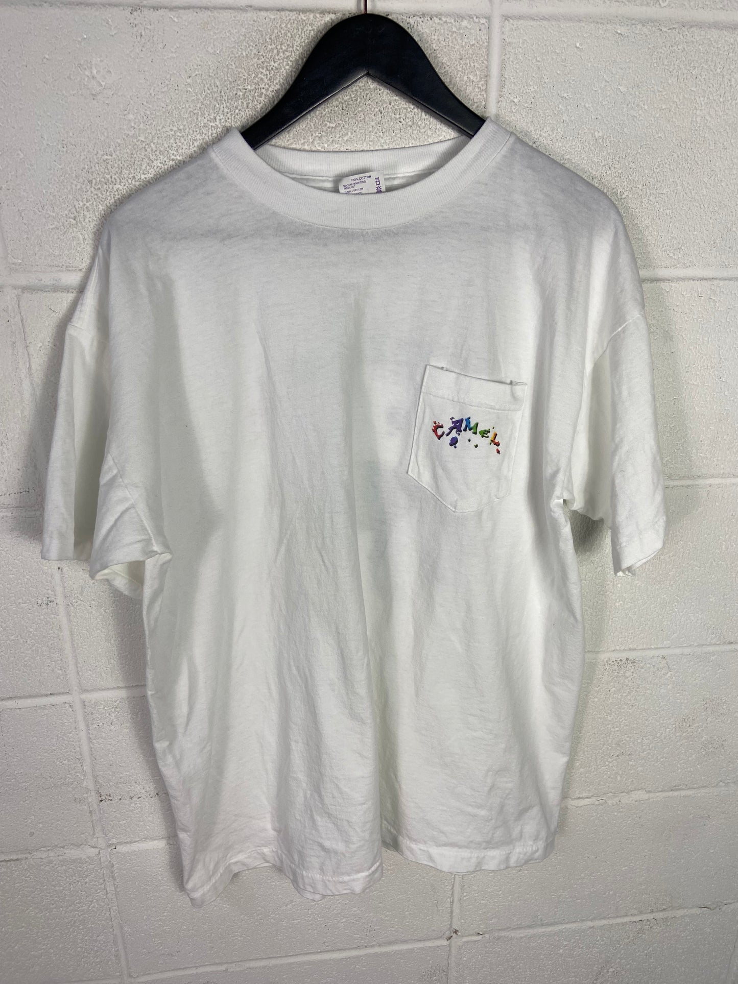 VTG Camel Rainbow Pocket Tee Sz XL