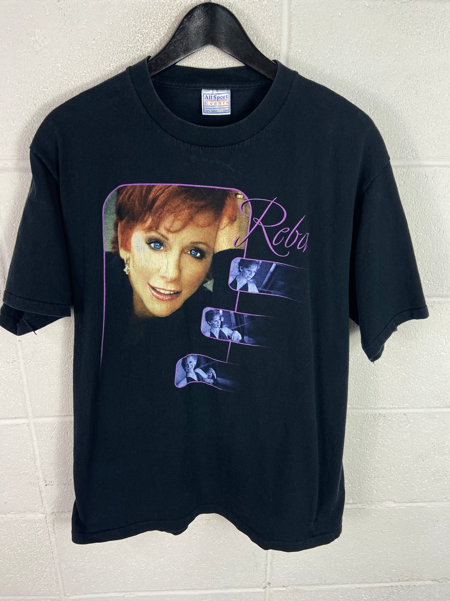 VTG 1999 Reba Mcintire Tour Country Music Tee Sz L