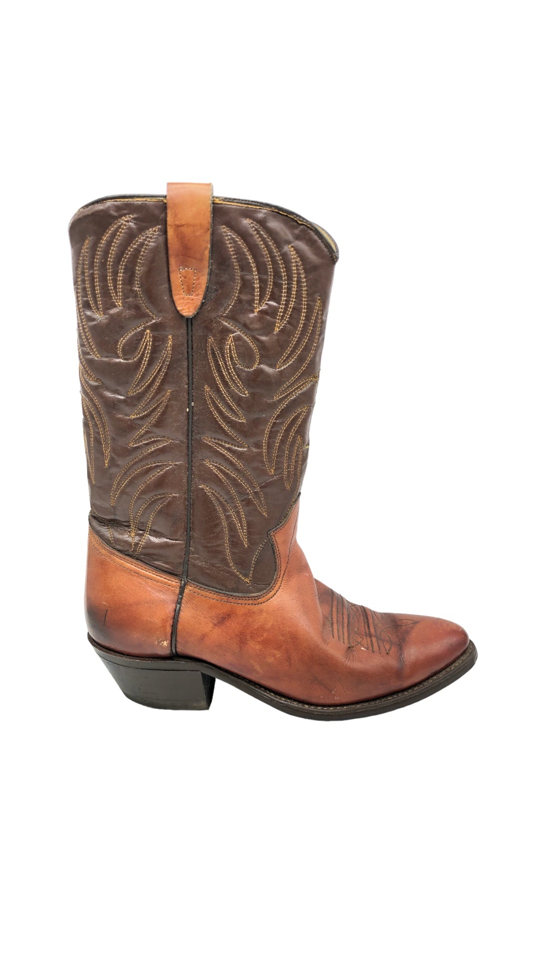 Texas Boot Company Brown Cowboy Boot Sz 9.5M/11W