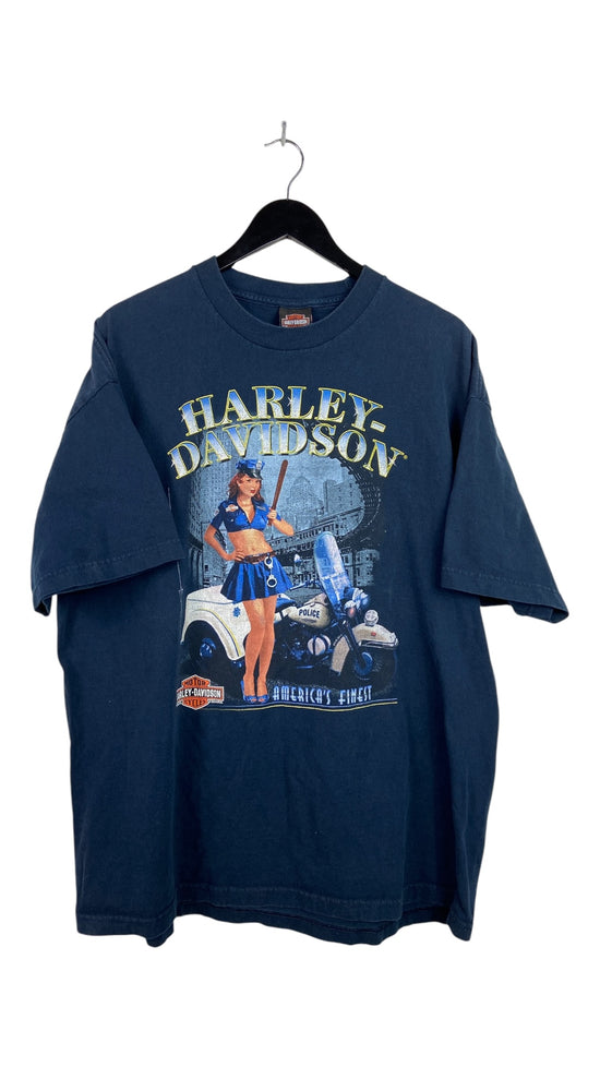 Harley Davidson America's Finest Cop Tee Sz XXL