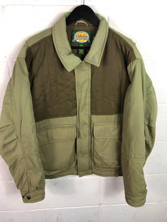 VTG Cabela's Outdoor Olive Jacket Sz L