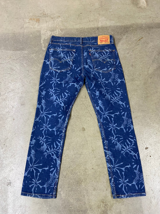 Preowned Levi's 511 Flora Pattern Jeans Sz36x30