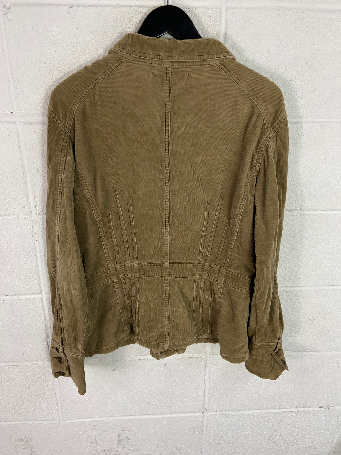 VTG Wmns Corduroy Light Chore Jacket Sz Wmns L