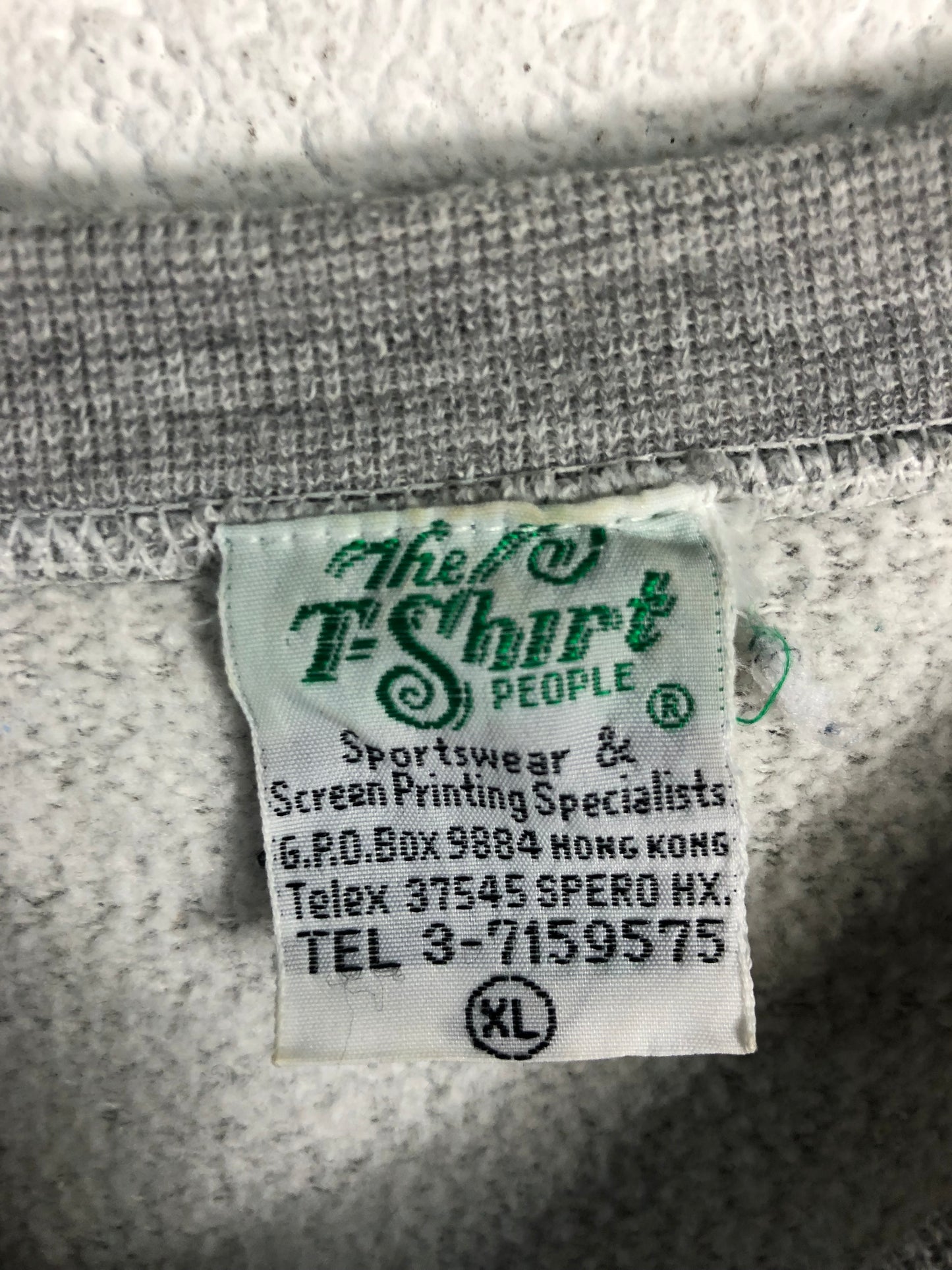 VTG 90s Hong Kong Tourism Sweater Sz L