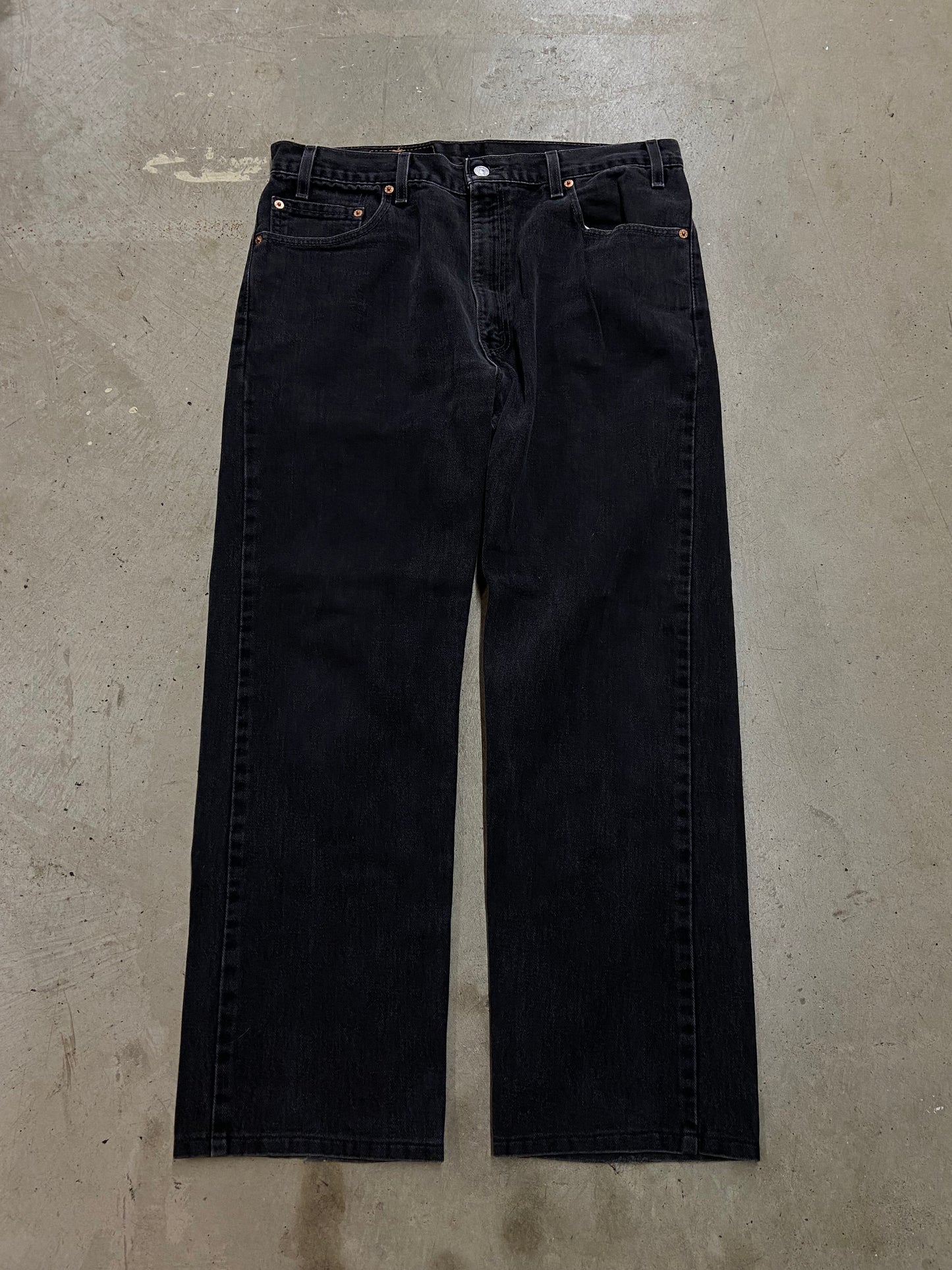 Vtg Levis Black 505 Jeans Sz 34x28