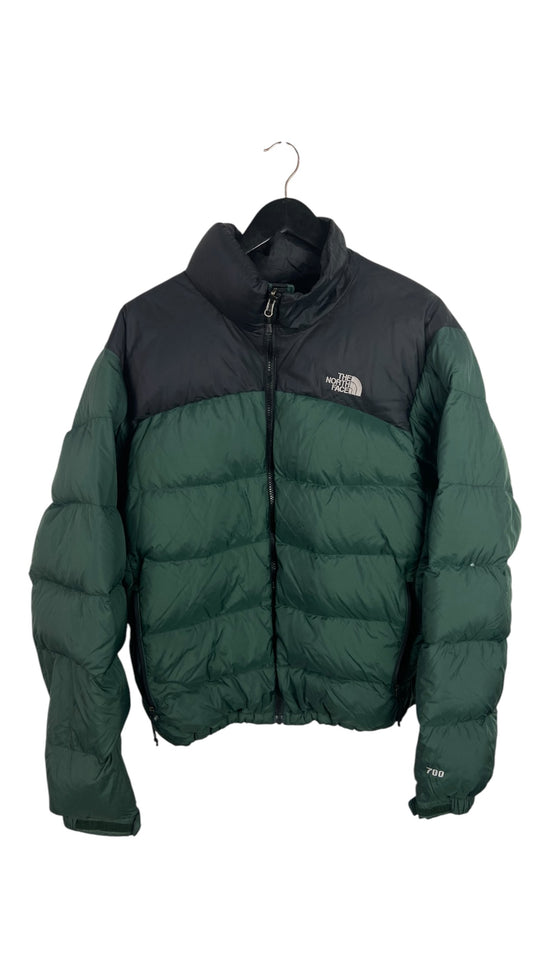 Y2K The North Face Pine Green 700 Puffer Jacket Sz L