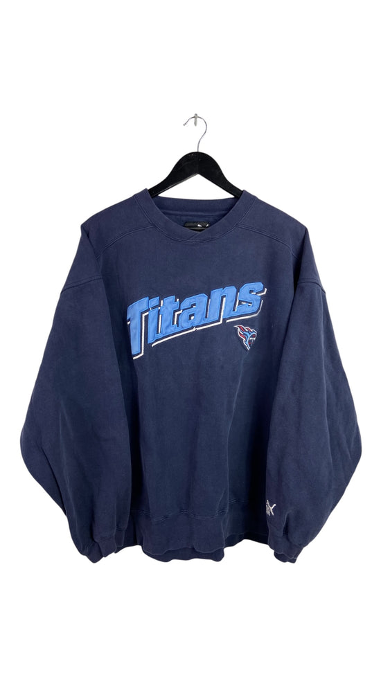 Y2K Tennessee Titans Puma Navy Crewneck Sz XL