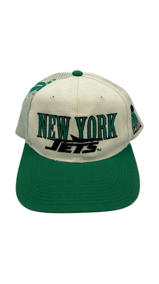 Vintage 90's Sports Specialties New York Jets Laser Stitch Snapback