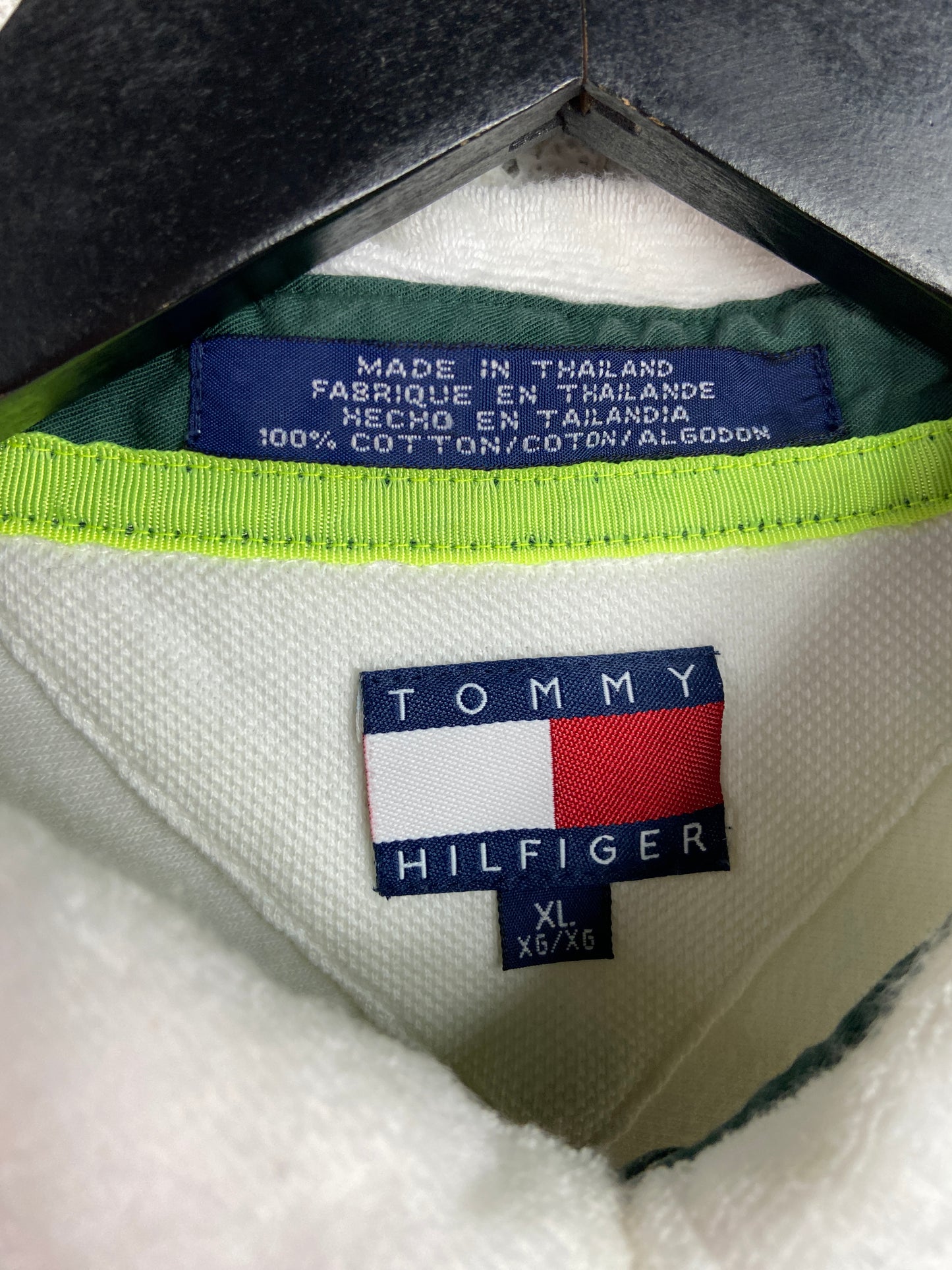 VTG Tommy Hilfiger Tennis L/S Button Up Shirt Sz XL/XXL