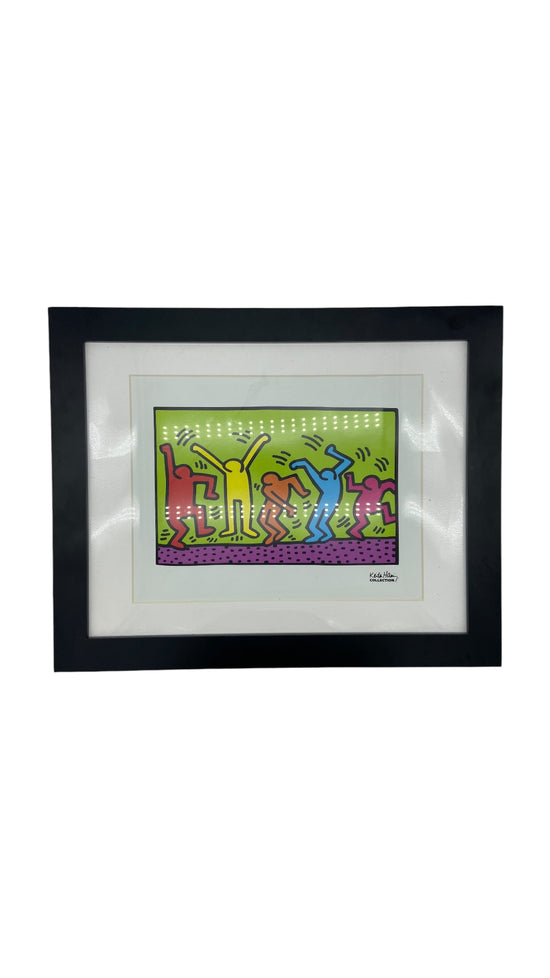 Keith Haring Collection Framed Print Sz 16"x20"