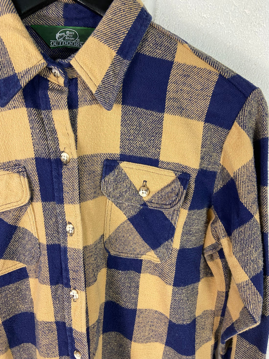 Bass Pro Shop Flannel Shirt Sz Med