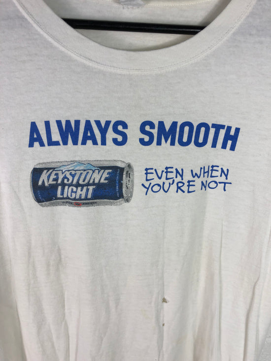 VTG Keystone Light Beer Tee Sz XL