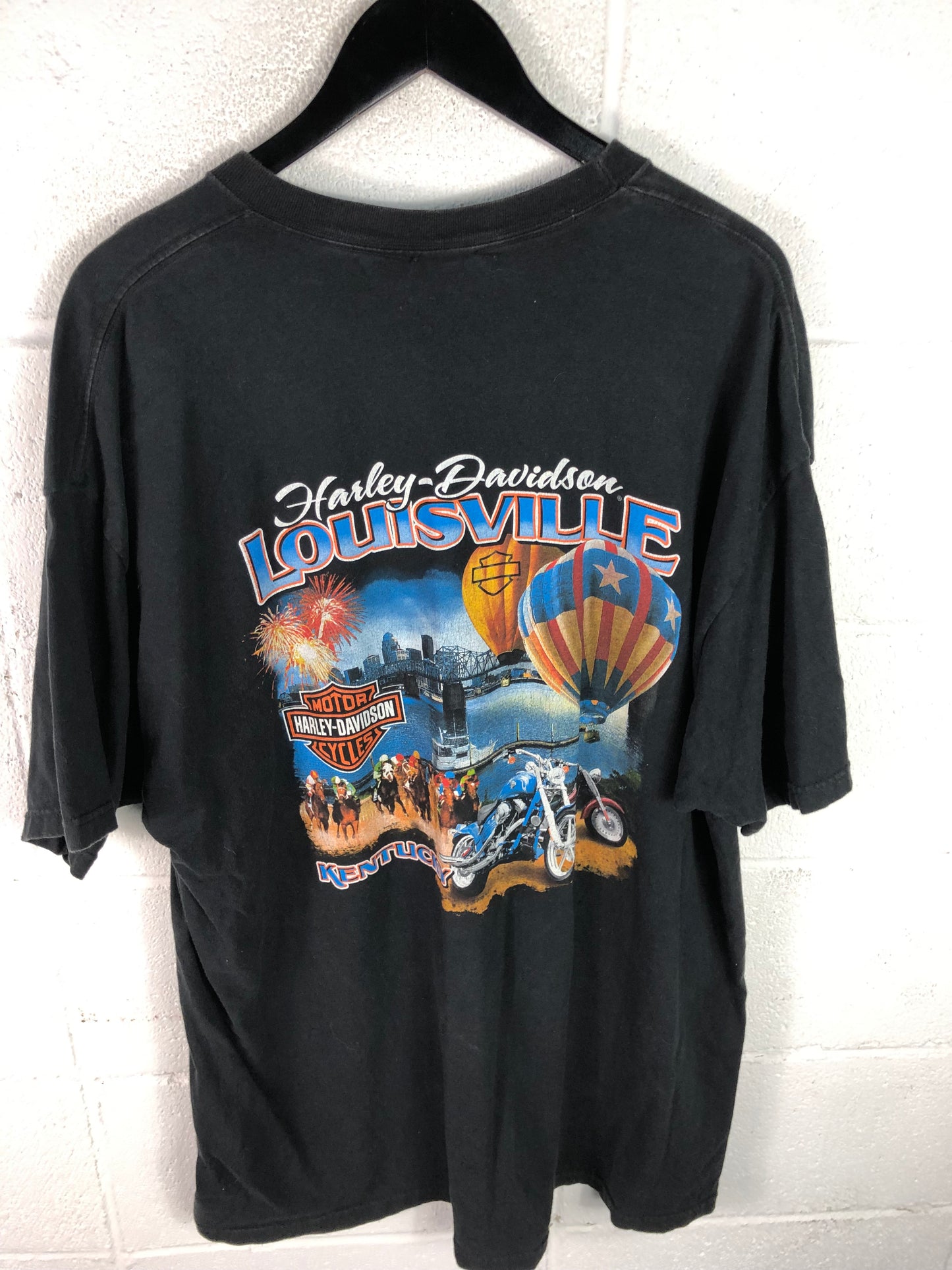 VTG 2008 Harley Davidson Louisville Kentucky Tee Sz XL