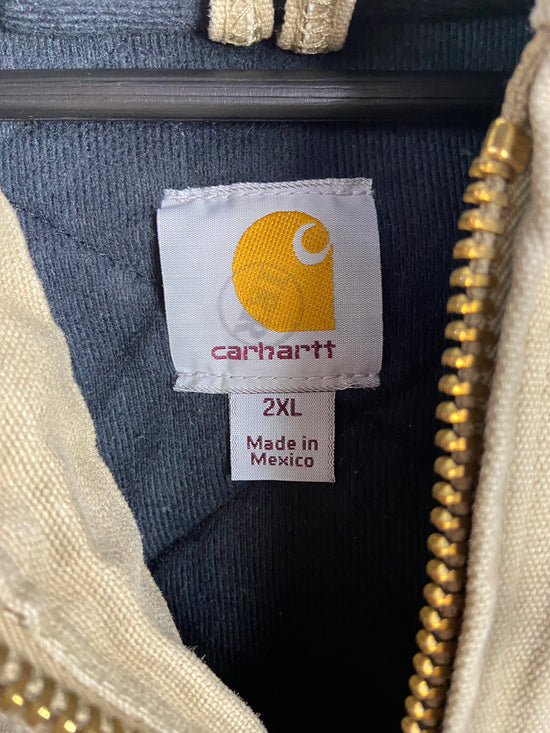 Carhartt Sandstorm Hooded Work Jacket Sz XXL