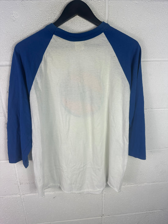 VTG Steel Guitar Raglan 3/4 Sleeve Tee Sz L