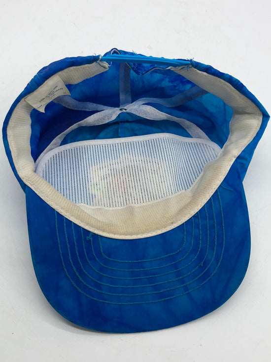 VTG Camel Tye Dye Blue Nylon Snapback