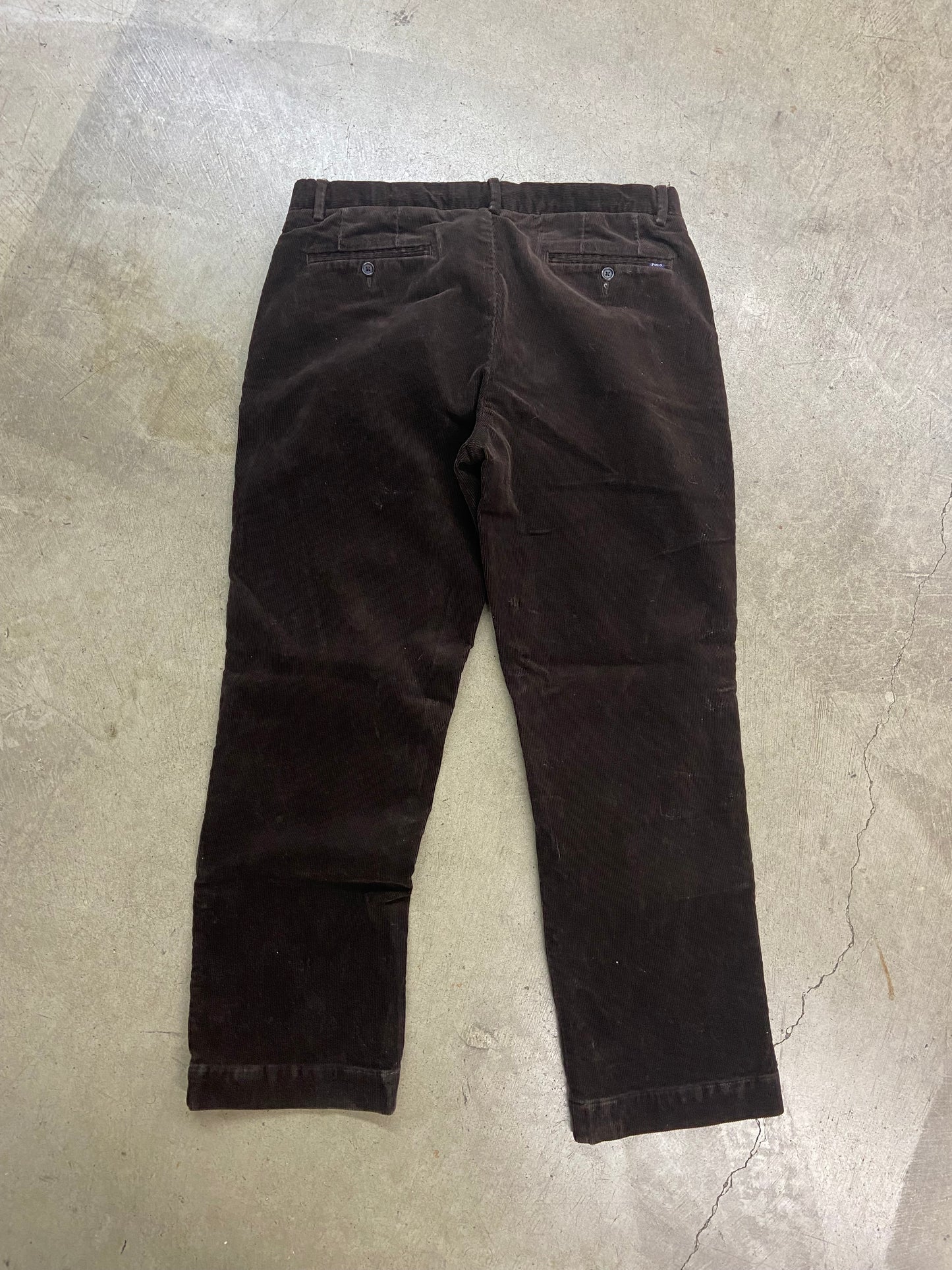 Polo Brown Corduroy Pants Sz 34x30