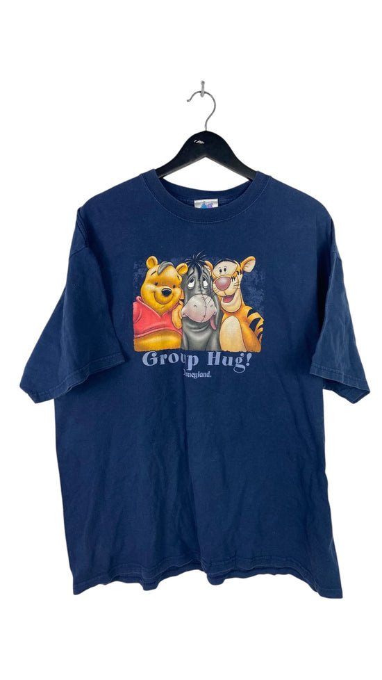 VTG Group Hug Winnie the Pooh Disneyland Tee Sz XL