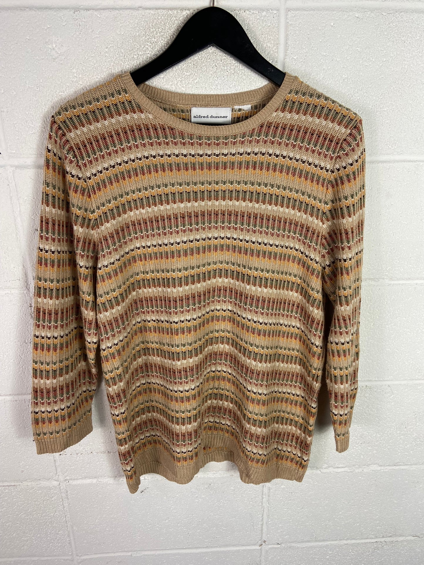 VTG Alfred Dunner 3D Textured Sweater Sz Med