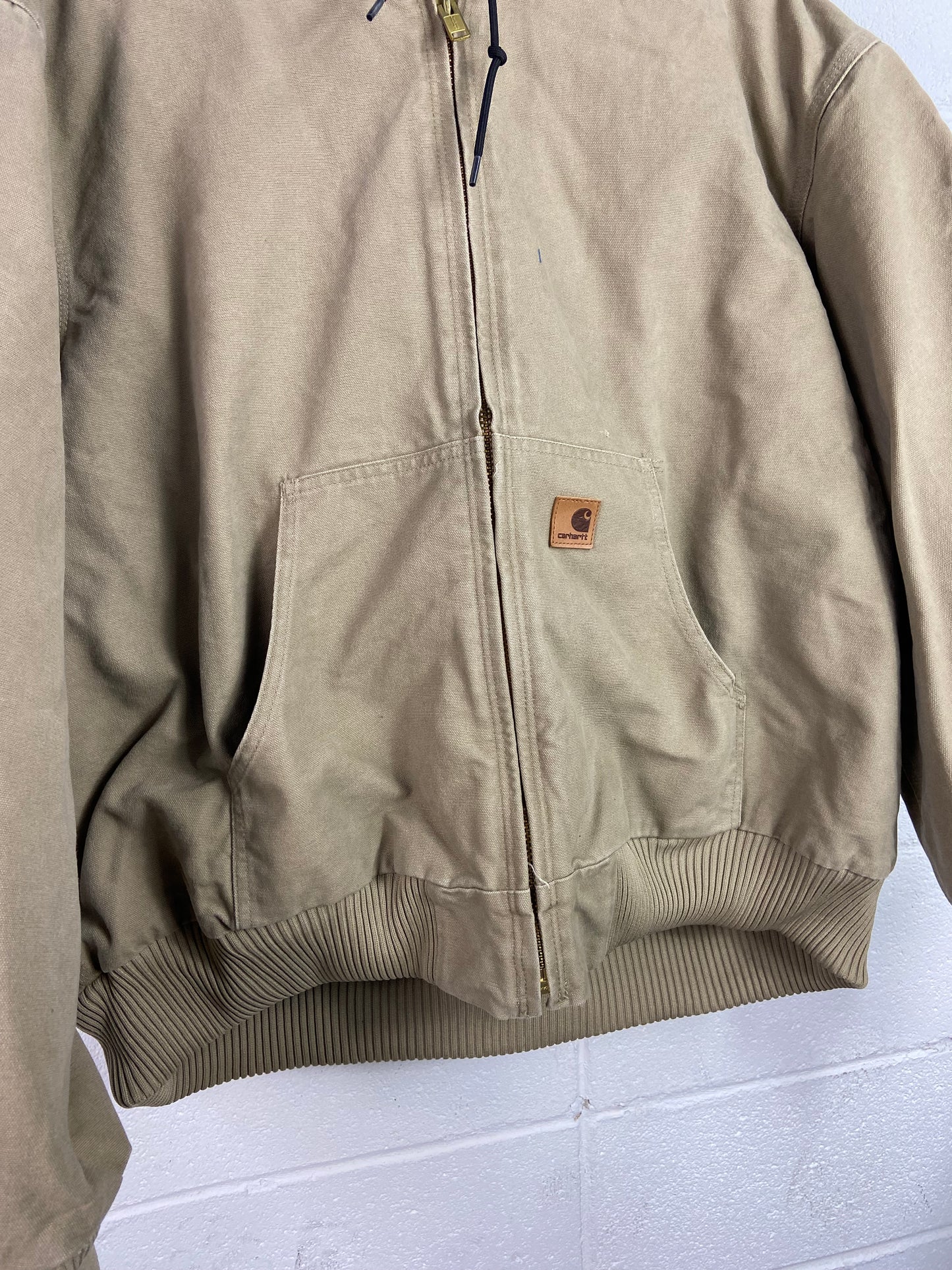 Carhartt Sandstorm Hooded Work Jacket Sz XXL