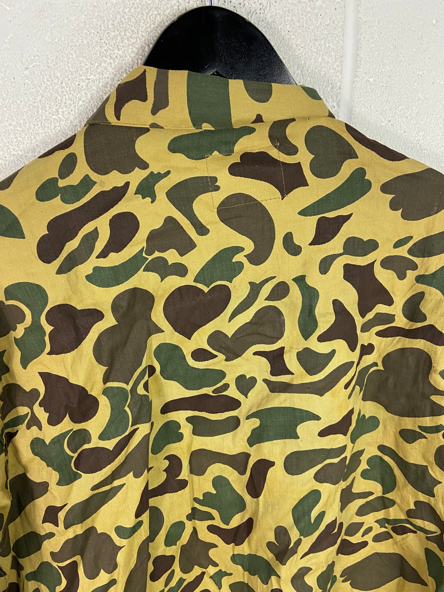 VTG Nesco Duck Camo Button Shirt Sz L