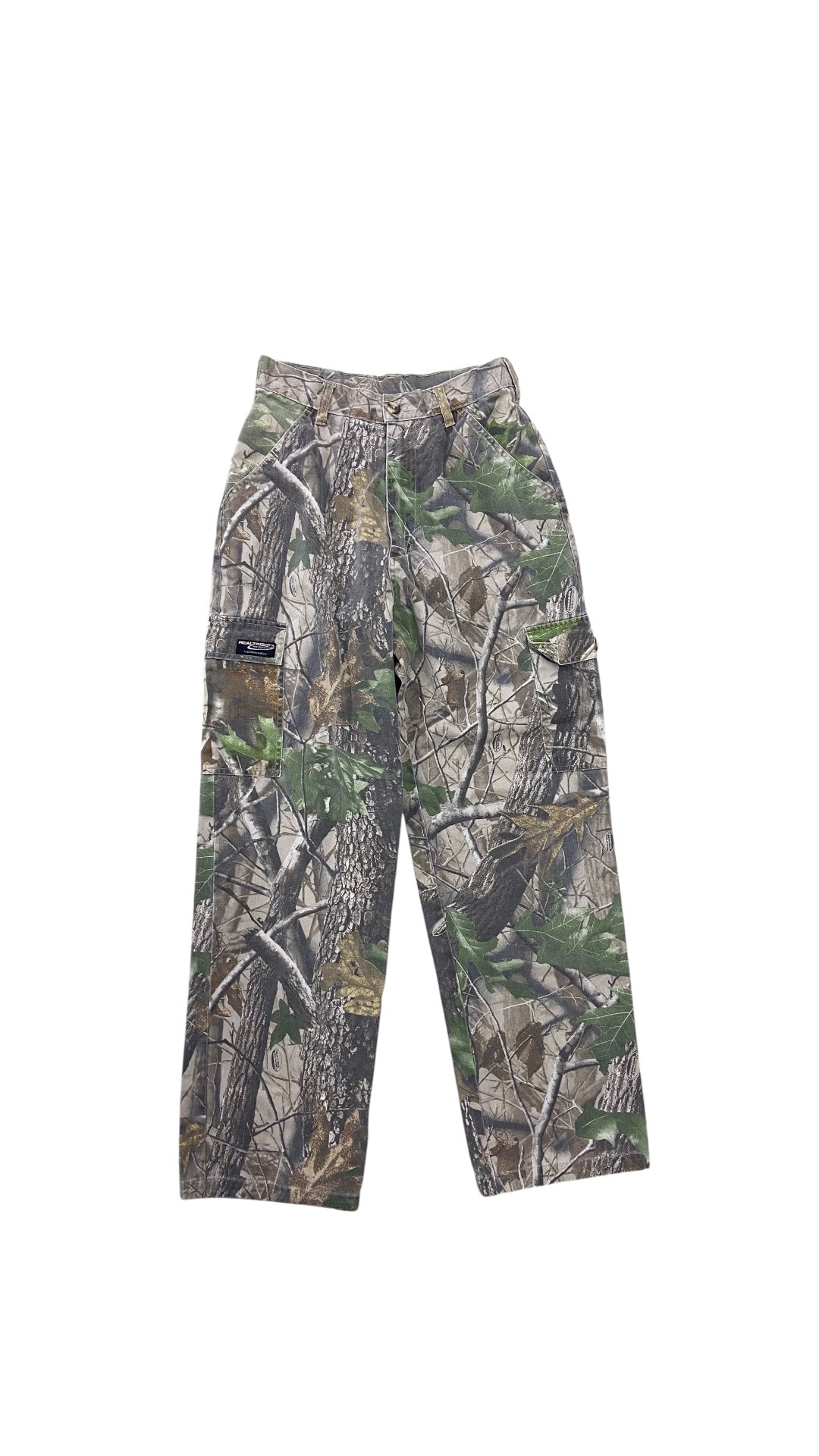 Y2K Camo Realtree Baggy Cargo Pants Sz 26x30