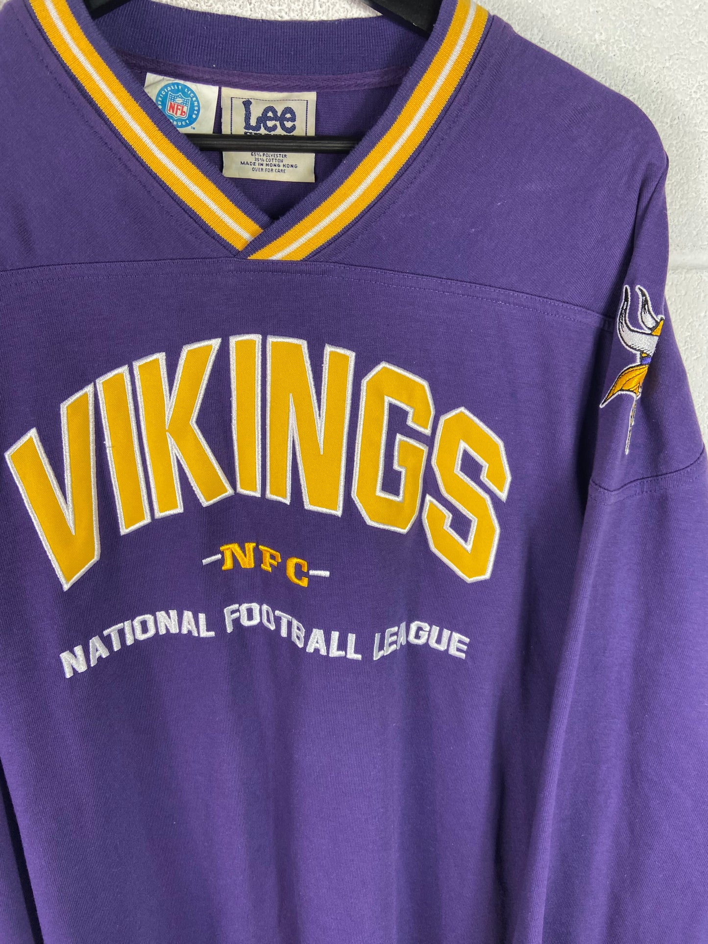 VTG Lee Minnesota Vikings Jersey Sweater Sz XL