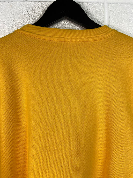 VTG O'Fallon Panthers 80's Yellow Crewneck Sz L