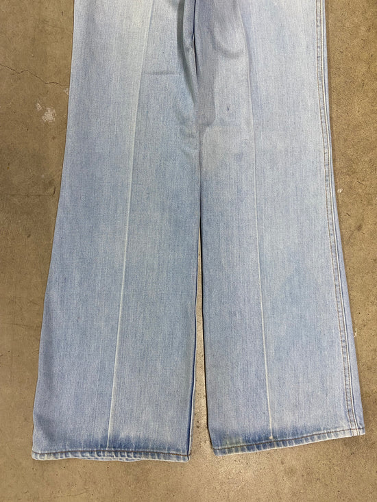 VTG Levi's Orange Tab 70's Flare Light Wash Jeans Sz 29x32