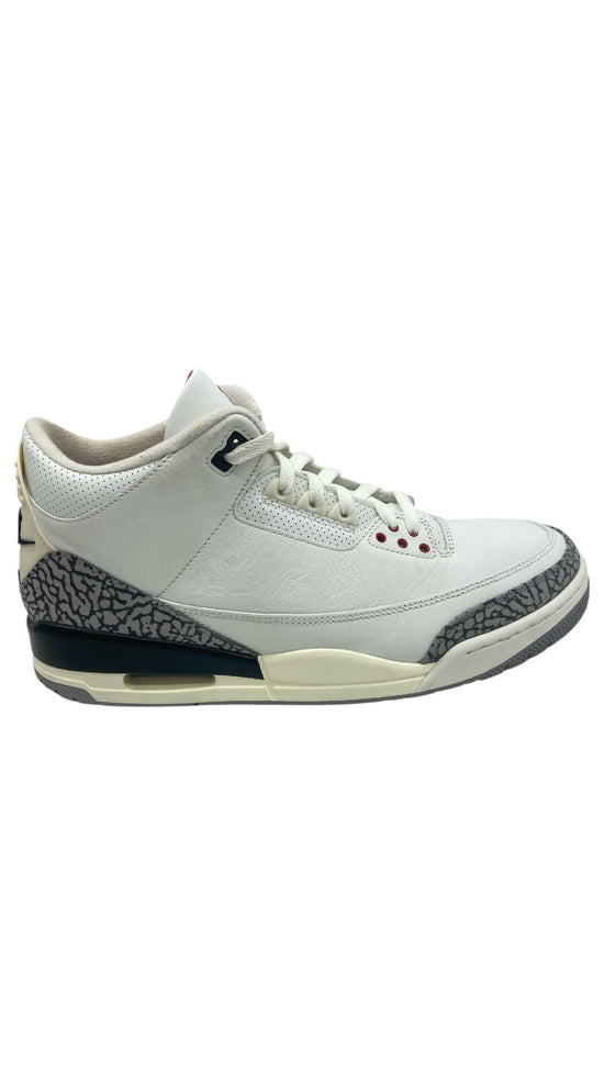 Preowned Jordan 3 Retro White Cement Reimagined Sz 11.5M/13W DN3707-100