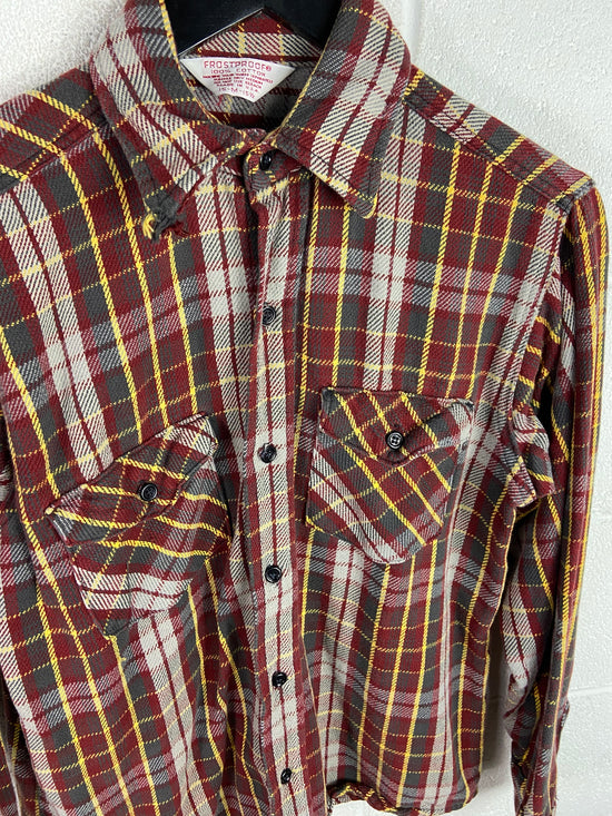 VTG 80s Frostproof Plaid Flannel Shirt Sz Med