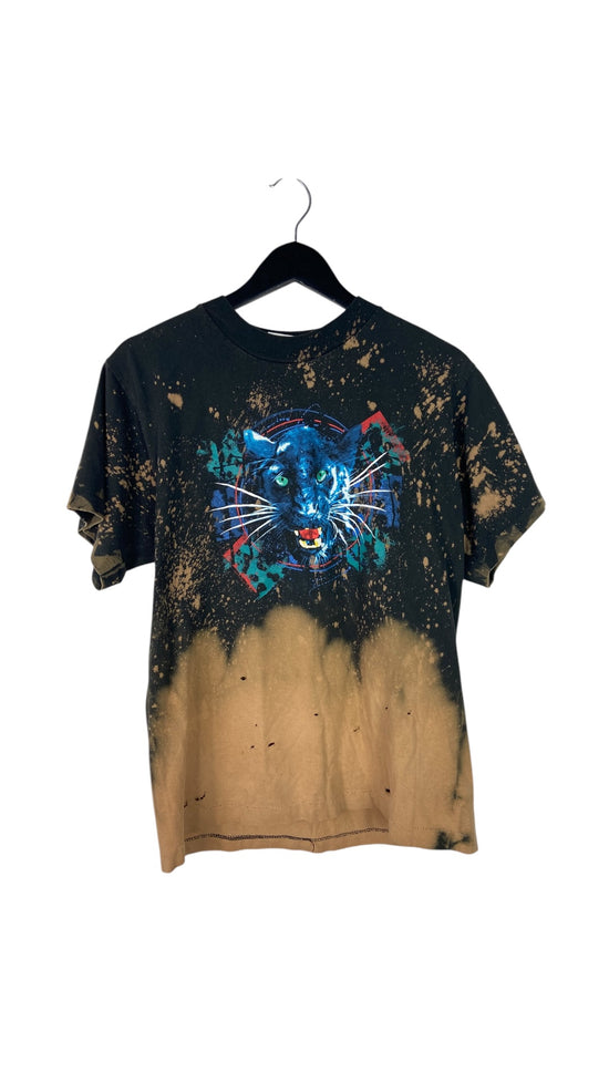 VTG Bleached Panther Graphic Tee Sz Med