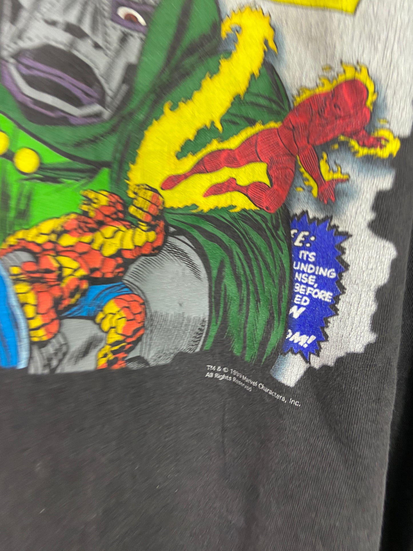 VTG 1999 Fantastic Four Doctor Doom Marvel Comics Tee-Shirt Men Sz XXL