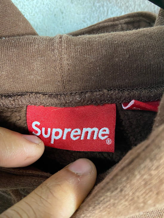 Preowned FW21 Supreme Ecstasy Brown Hoodie Sz M