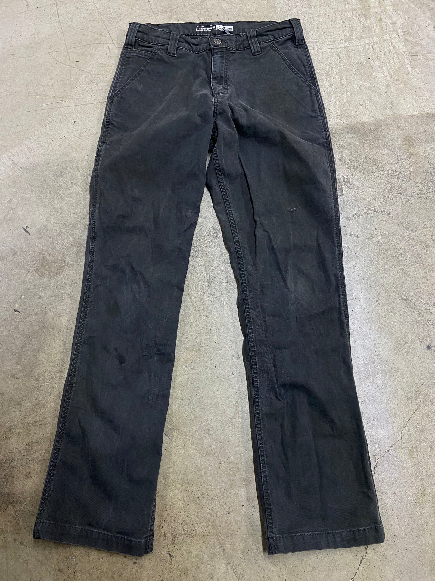 Y2K Carhartt Faded Black Jeans Sz 31x33