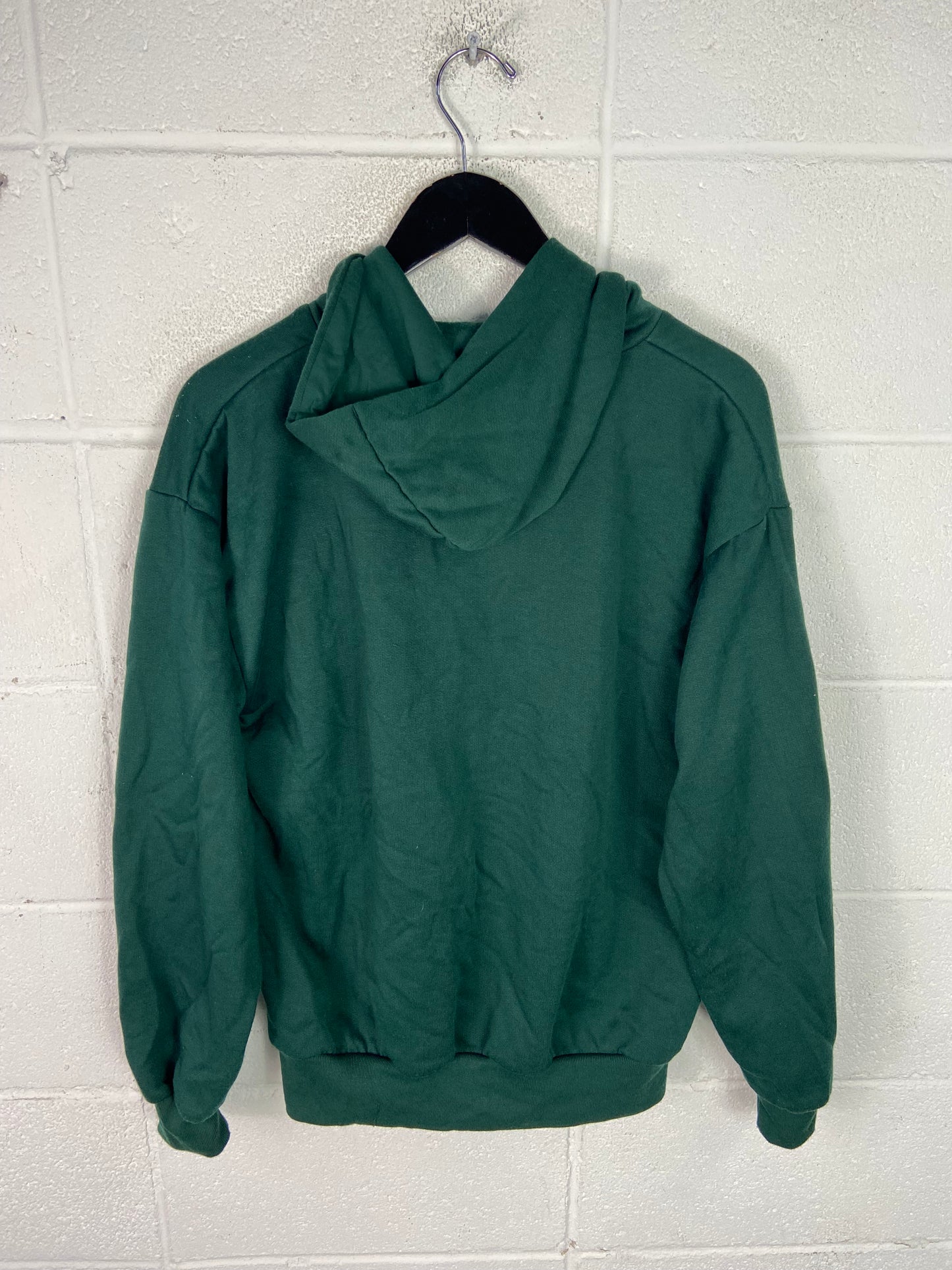 VTG Green Blank Zip Up Jacket Sz L