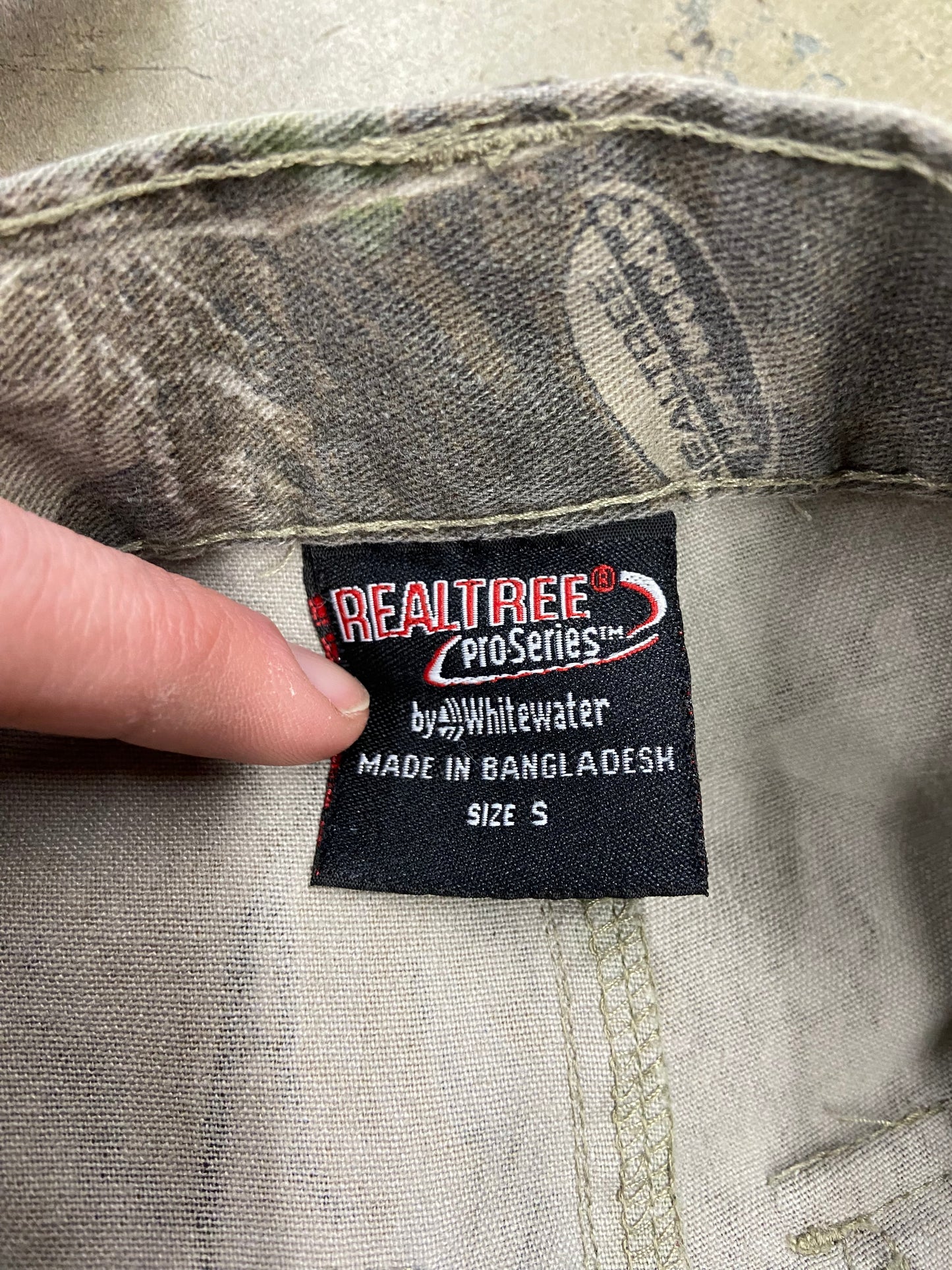 Y2K Camo Realtree Baggy Cargo Pants Sz 26x30