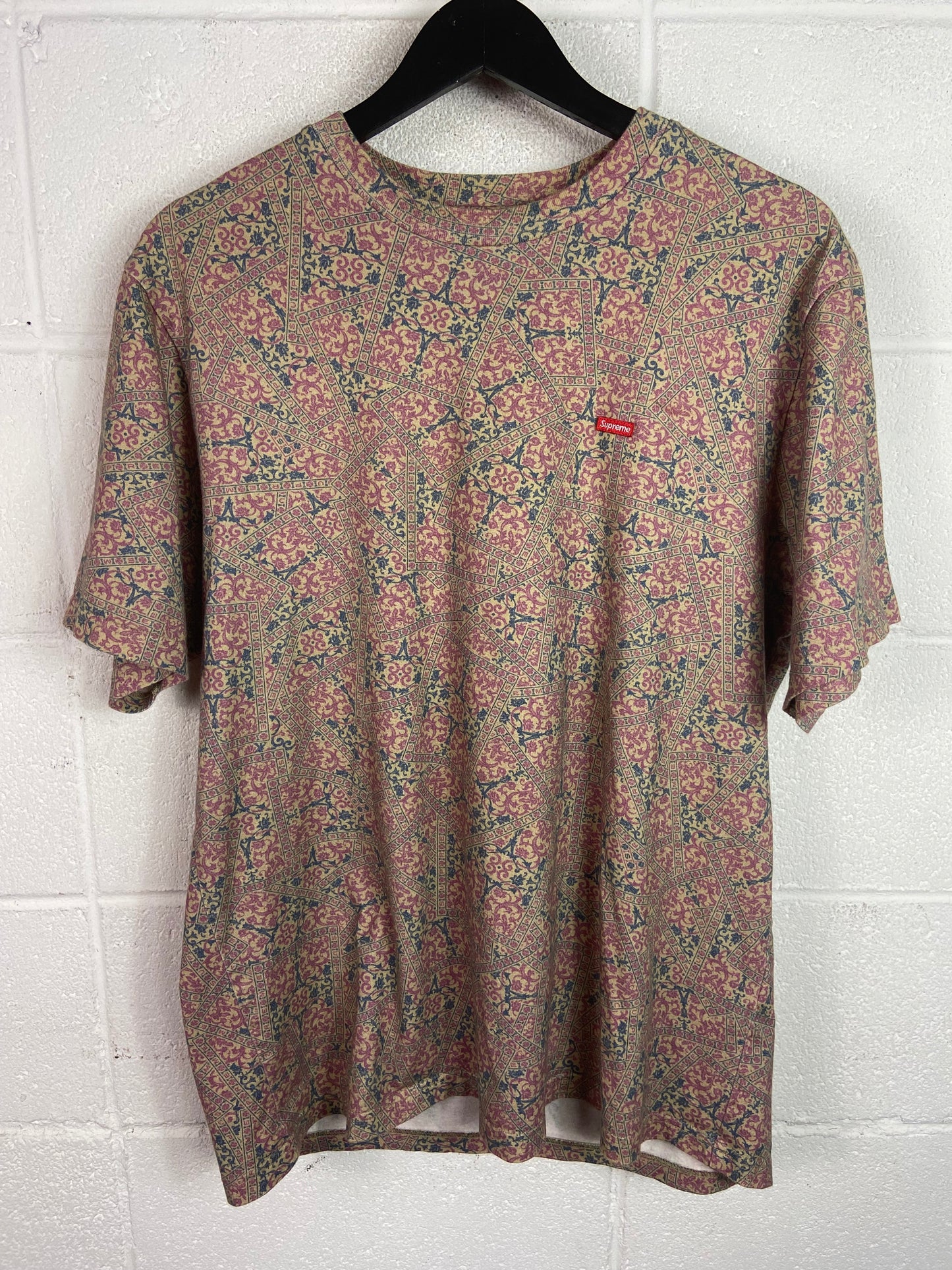 Supreme Red Mosaic Tee Sz M