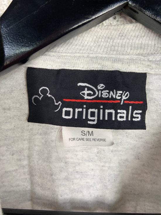 Load image into Gallery viewer, VTG Disneyland Embroidered Spellout Tee Sz S/M
