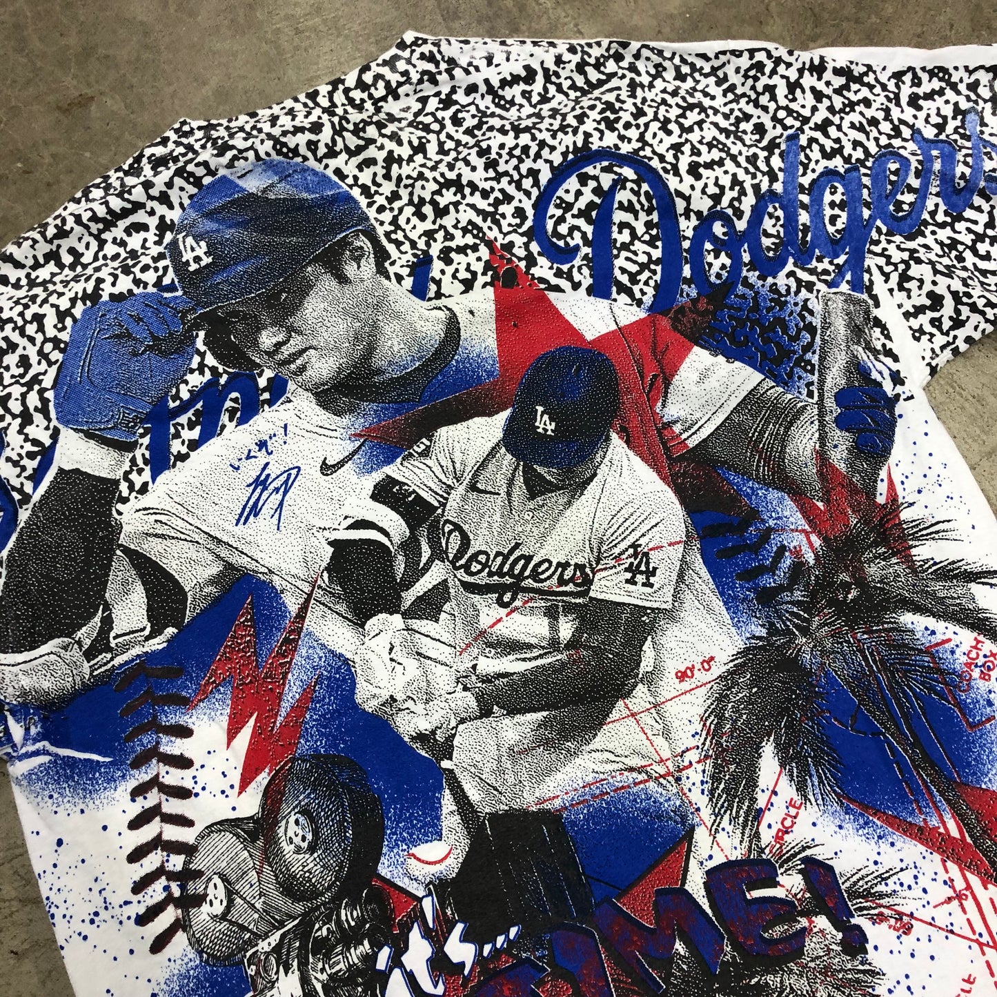 Backstock Co Los Angeles Shohei Ohtani Dodgers AOP Tee